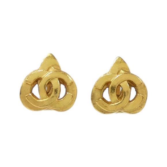 CHANEL Gold Earrings - Picture 1 of 3